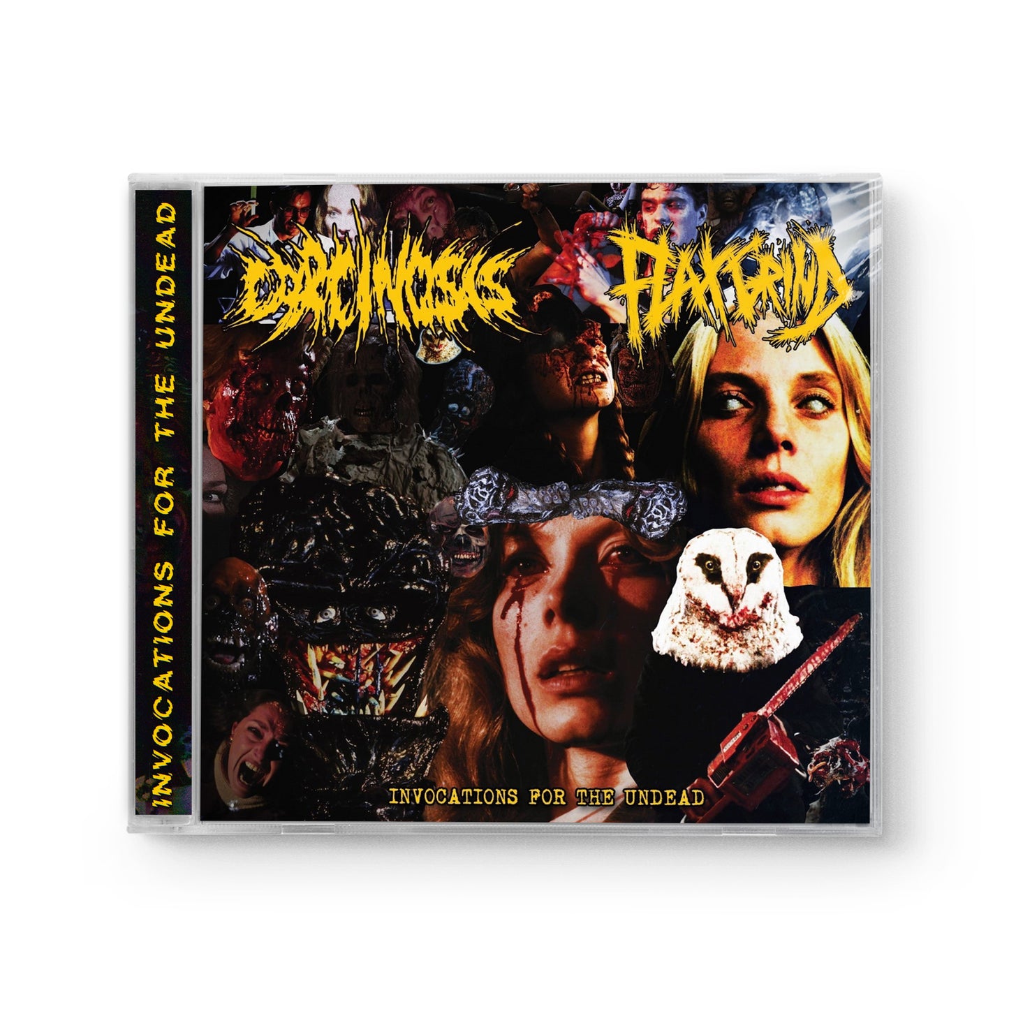 Carcinosis x Flaxgrind "Invocations Of The Undead" CD