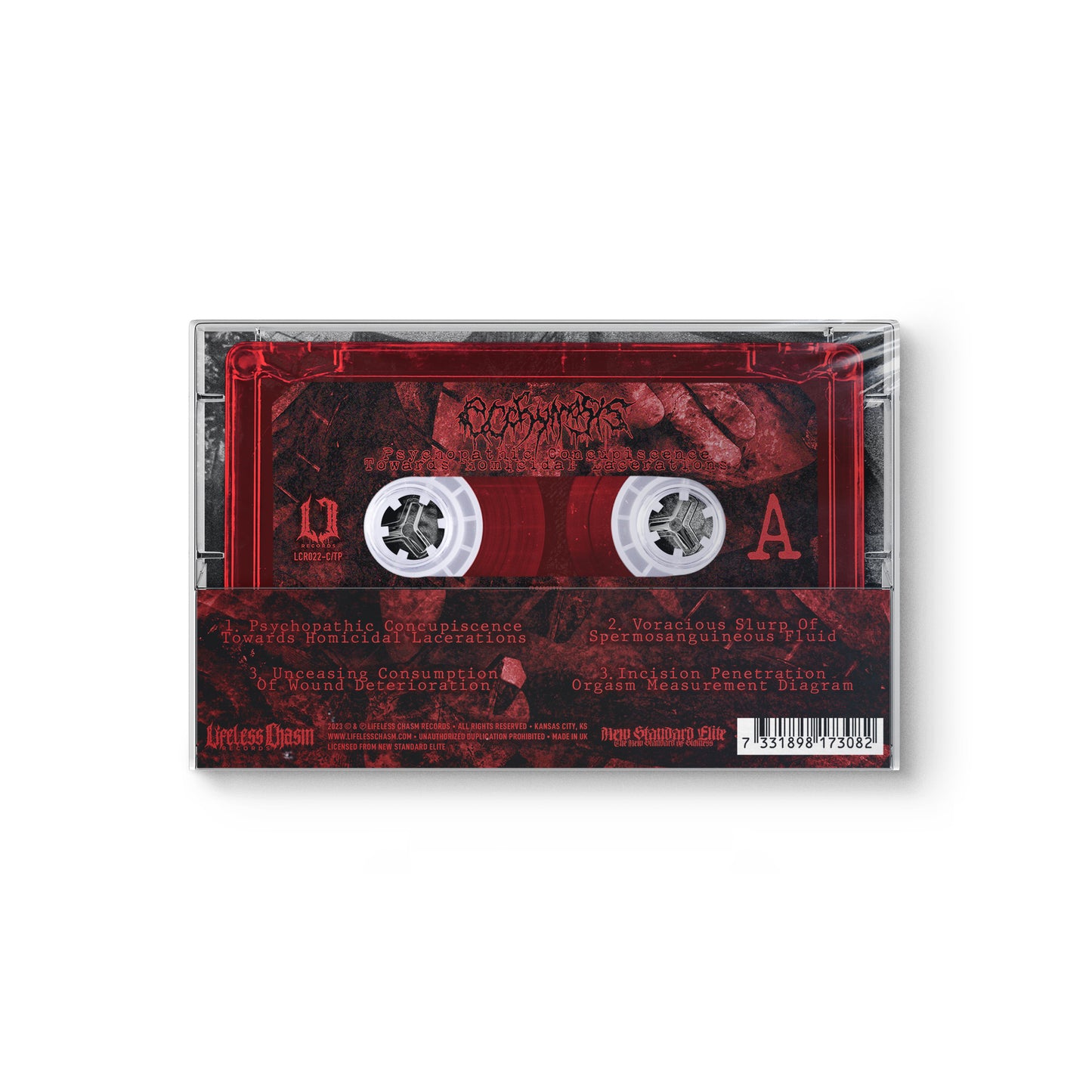 Ecchymosis "Psychopathic Concupiscence Towards Homicidal Lacerations" CASSETTE