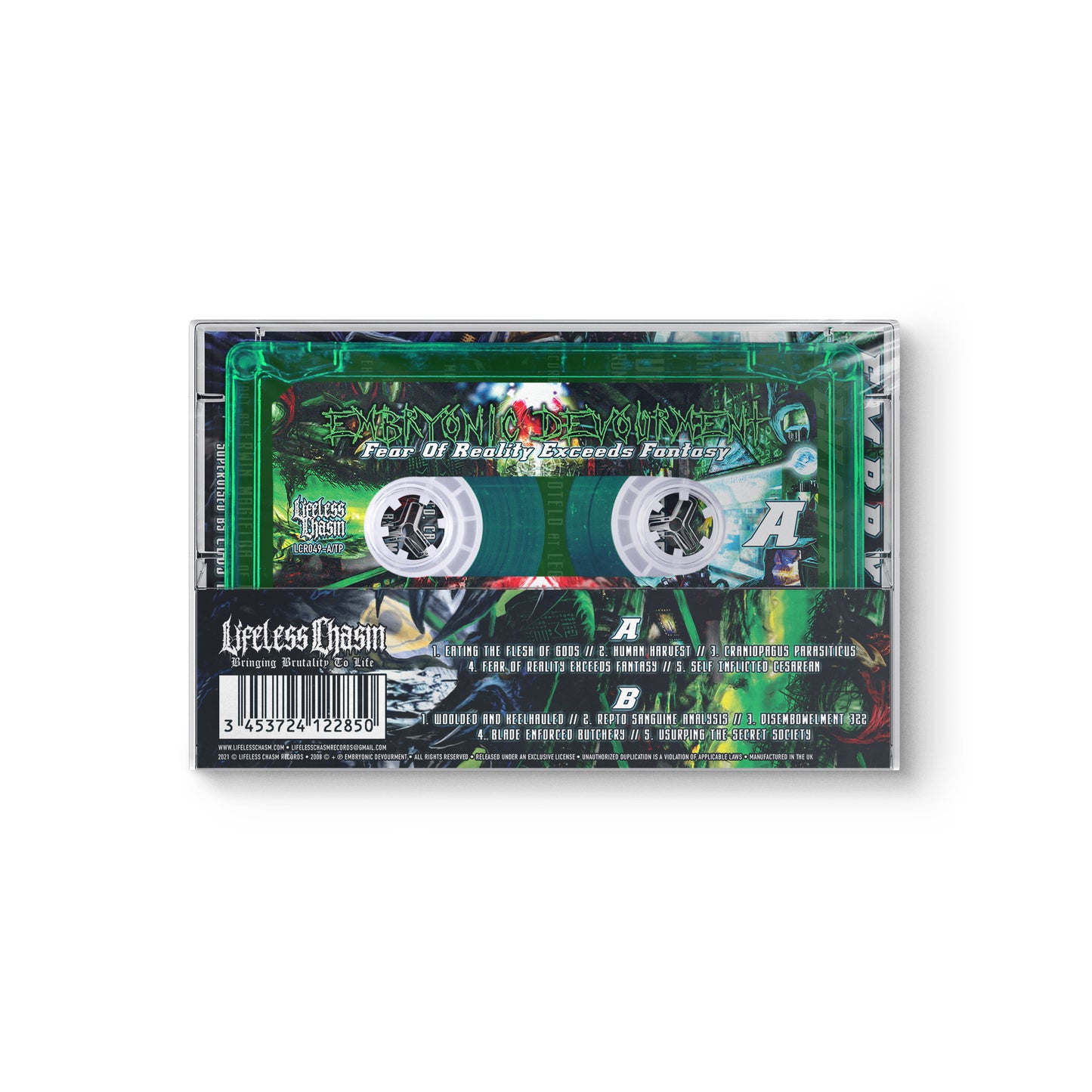 Embryonic Devourment "Fear Of Reality Exceeds Fantasy" CASSETTE