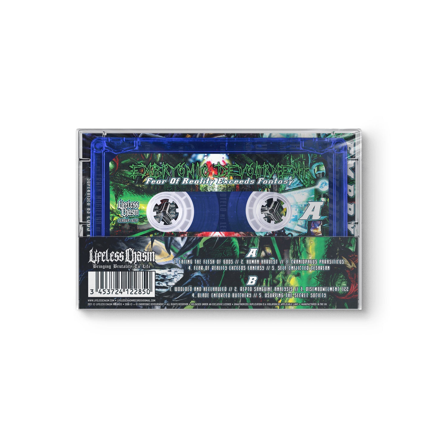 Embryonic Devourment "Fear Of Reality Exceeds Fantasy" CASSETTE