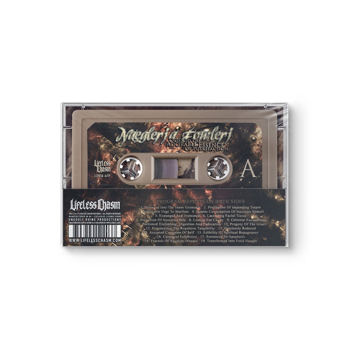 Naegleria Fowleri "Odes To The Adorable Essence Of Putrefaction" CASSETTE